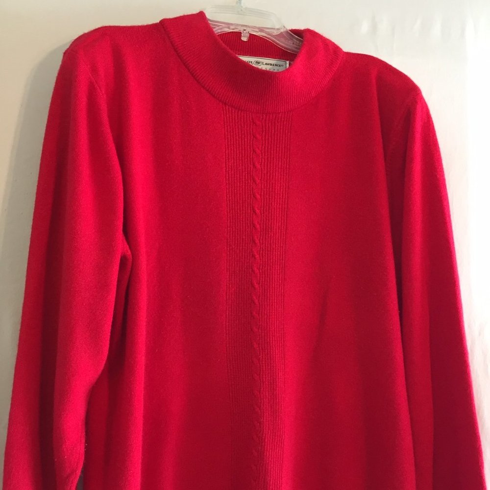 Long-Sleeve Mock Turtleneck Sweater